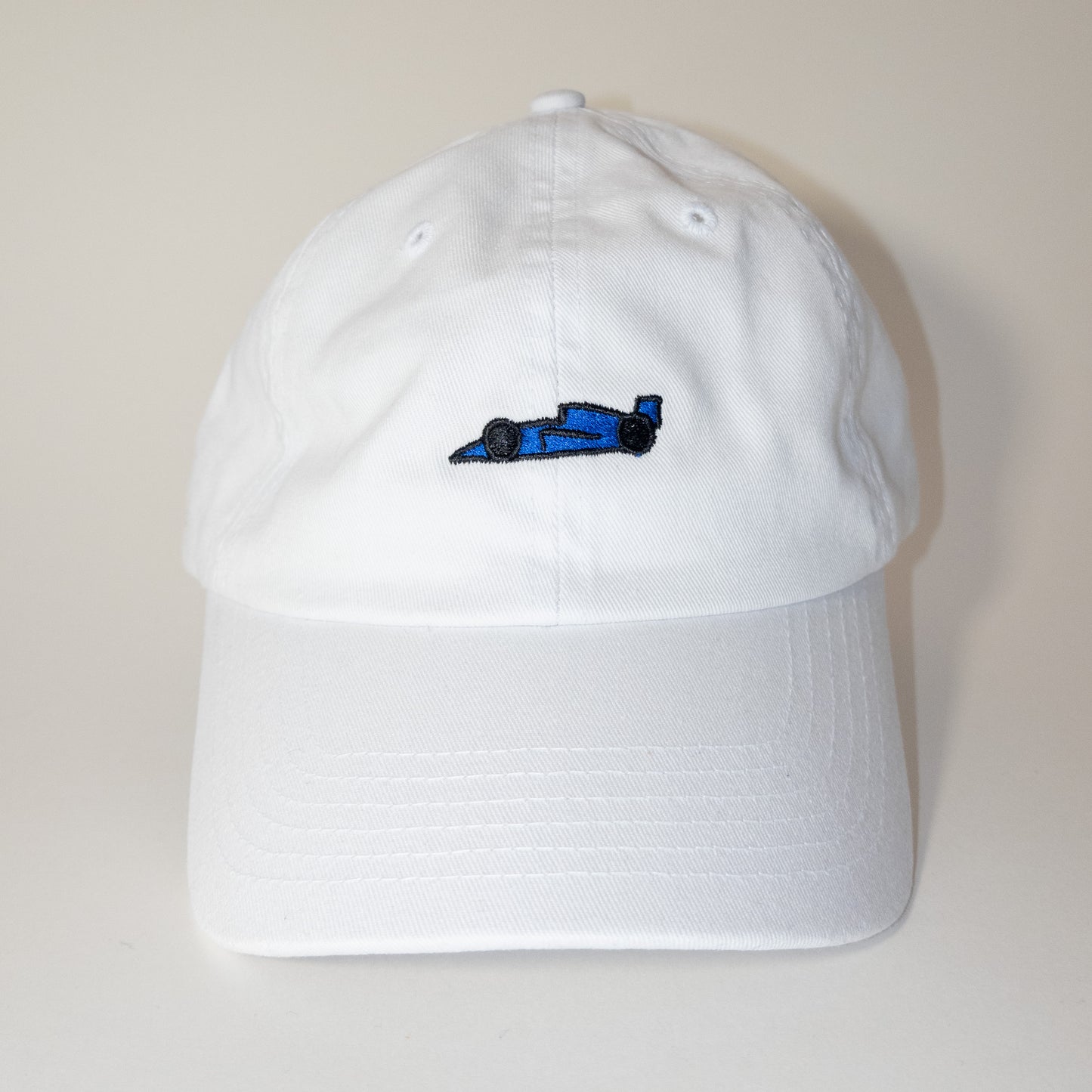 blue racecar cap